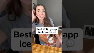 Best dating app icebreaker… #datingcoach #datingcoachformen #bumblepartner