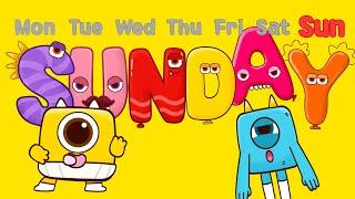 Days of the week song - Learn Monday to Sunday ! English Spelling & Vocabulary words Rhymes