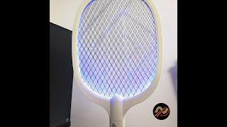 How To Add Weight To Lighted LED Bug Zapper Racket Dock With Beans | NAMDROID