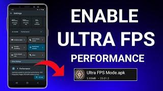 Enable Ultra FPS Performance | Max FPS Fix Lag - No Root