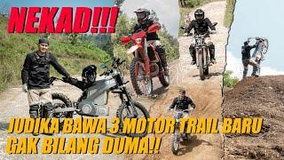 DUMA LAGI HAMIL, JUDIKA BAWA MOTOR TRAIL BARU GA BILANG ISTRI!!