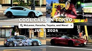 Cool Cars in Tokyo! McLaren, Porsche, Toyota, and More! (July 2024)