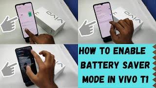 How to Enable Battery saver Mode in VIVO T1 5G| How to on battery saver in Vivo T1 5G