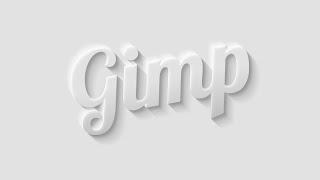 Create 3D Text in GIMP with Proper Shadows & Highlights