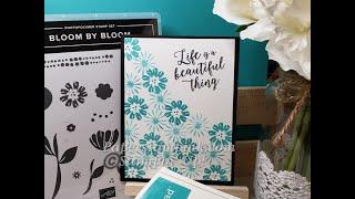 Simple Stamping to stepped up using Stampin' Up! Bloom by Bloom ~ #simplestamping