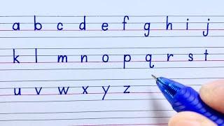 English writing small letters a - z | English handwriting small letter abcd | English alphabets