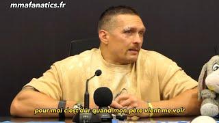 Oleksandr Usyk ému après sa victoire contre Tyson Fury (traduction française)