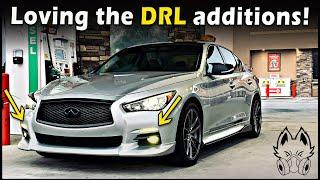 Q50 Front Sequential-DRL Installation {great addition all around)