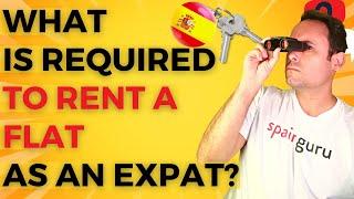 How can an expat rent an apartment in Spain?