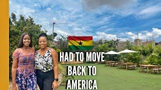 WHY I LEFT GHANA AFTER MOVING FROM AMERICA