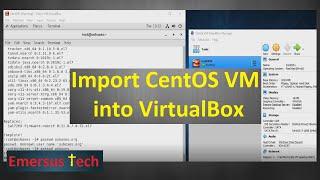 Import CentOS VDI/VM into VirtualBox