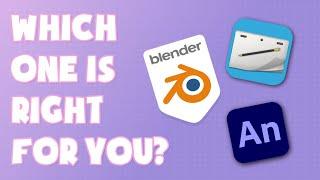 2D Animation Apps for Beginners: Animate vs Rough Animator vs Blender (Updated)