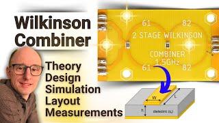 RF Microstrip PCB Design with a Normal Circuit Simulator: A Wilkinson Combiner