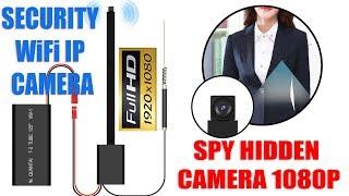 How to use Mini WiFi IP Spy Camera Wireless HD 1080P Button | Hidden Camera For Home Office Security