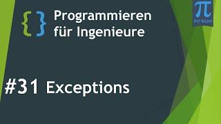 ‍ Exceptions - Fehler Handhabung in Python #31