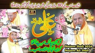 Najam Ali Shah New Bayan 2024 - Shan Mola Ali ra - Najam Shah -  سید نجم علی شاہ  Syed Najam Shah
