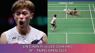 Lin Chun Yi 林俊易 vs Lee Chia Hao 李佳豪 | Badminton Taipei Open 2024