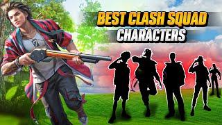 TOP 10 ( BEST CHARACTERS ) FOR CS RANK || FREE FIRE BEST CHARACTER  #PlayGalaxy