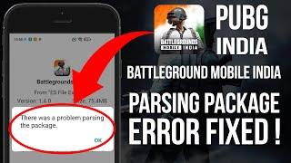 How to Fix BGMI Problem Parsing the Package Error on Android | Battleground Mobile India Error Fix