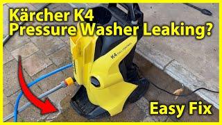 Karcher K4 Pressure Washer - How to Open and Fix an Internal Leak