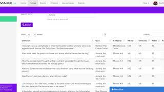 How To: Search Trivia Question Database
