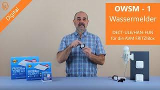 OWSM-1 DECT ULE Wassermelder für die FRITZ!Box