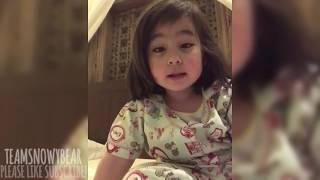 Scarlet Snow Belo Sings for Mommy and Daddy Because she miss them