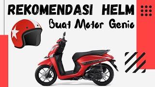 REKOMENDASI HELM BUAT MOTOR GENIO, Helm Bogo Virall, OOTD Helm buat Honda Genio,