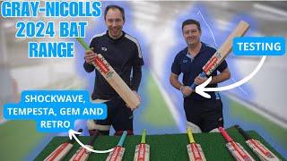 TESTING THE NEW Gray-Nicolls 2024 Cricket Bat Range | POWERSPOT, SHOCKWAVE, TEMPESTA & MORE