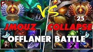 JMOUZ (TIDEHUNTER) vs COLLAPSE (EARTHSHAKER) - Epic Battle Of Offlane Dota 2 Players - Z Dota 2