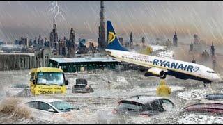 Der Flughafen Palma de Mallorca ist zu 100% überschwemmt: Regenflut in Spanien, Naturkatastrophe