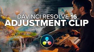 DaVinci Resolve 16 - Praktisches neues Feature - Adjustment Clip - Fusion Tutorial