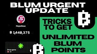 URGENT BLUM AIRDROP LISTING UPDATE: Tricks To Get UNLIMITED BLUM POINTS (BLUM LISTING DATE)