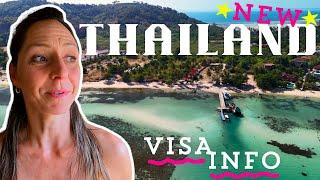 NEW Thailand visa info!  Thailand 60 day visa exemption, Thailand visa on arrival and DTV info also!