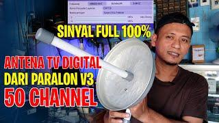 Cara membuat Antena tv digital outdoor sendiri dari paralon hasil terbaik