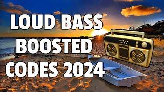 LOUD BASS BOOSTED Roblox Ids (WORKING 2024) (TESTED)