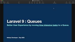 Laravel 9 : Queues