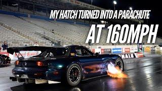 MY FIRST 9 SEC PASS. AWD 4 Rotor RX-7 went so hard we had to keep it a secret