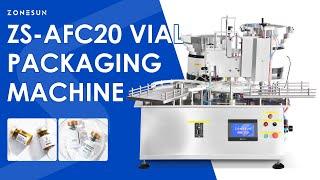 ZONESUN ZS-AFC20 Automatic Vial Peristaltic Pump Liquid Filling Capping Machine