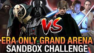 The Ultimate Era Only Grand Arena Sandbox Challenge - No Datacrons and No Galactic Legends!