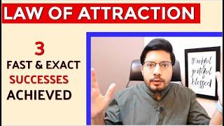 MANIFESTATION #243:  3 Amazing Successes using Law of Attraction | Relationship | Love
