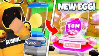  I OPENED THE 50M EGG AS A NOOB & GOT A LEGENDARY In Clicker Simulator!! (Roblox)