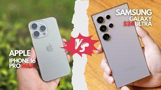 iPhone 16 Pro Max vs Galaxy S24 Ultra | Who’s the Best?