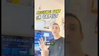 Come Aggiungere nuovi font a CapCut ￼#tipstricks  #capcut #videoediting