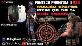 MACRO AWP Sniper Klik Tahan QC 50% dan cara pasang macro di mouse fantech phantom II vx6 #tutorial