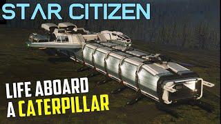 Life aboard a Caterpillar - LTI ship giveaway! Star Citizen 3.24 Multicrew Cargo Freighter Gameplay