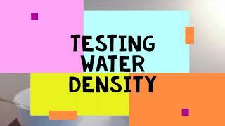 TInnGO - Science for Kids: Testing Water Density