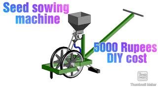 SEED SOWING MACHINE |LATEST MECHANICAL ENGINEERING PROJECTS|LOW COST MECHANICAL ENGINEERING PROJECTS