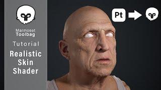 How to Create Realistic Skin Shader in Marmoset Toolbag 4.