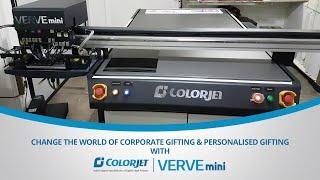 Corporate Personalized Gift Printing on Verve Mini UV Flatbed Printer by Colorjet Group